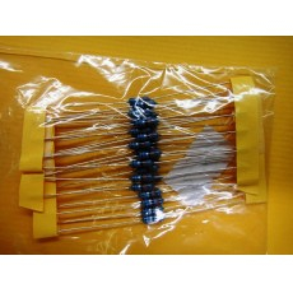 50種常用型號1/4W五色環電阻包 每種25個共1250只 1% 小袋分開裝 KR-0020