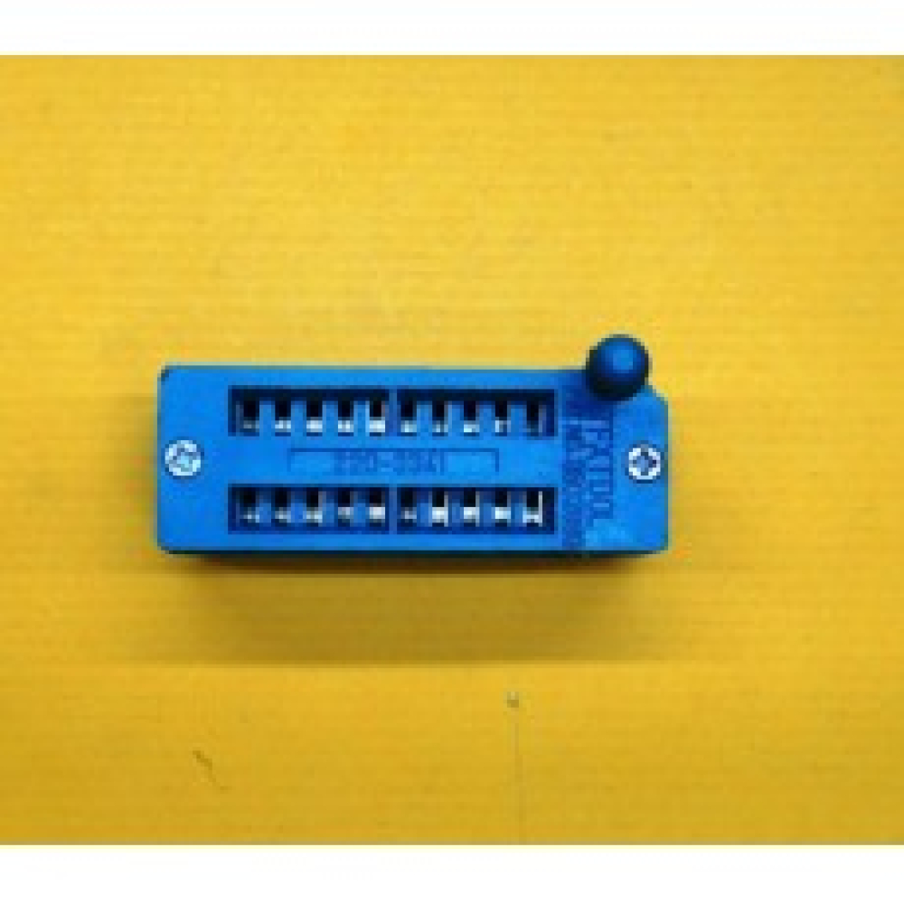 【大順電子】綠色 20P鎖緊座 20P活座 耐高溫可過爐焊 IC座 20 PIC測試座 KR-0050