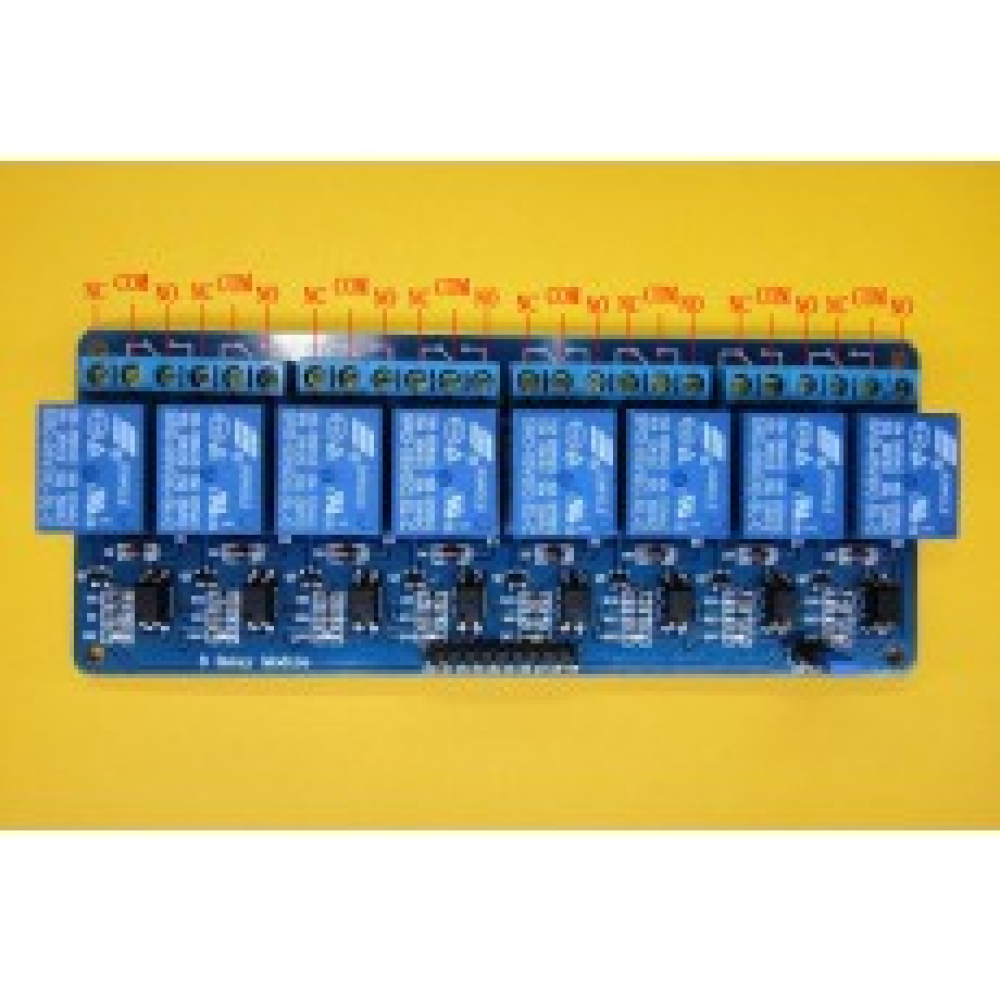 8路繼電器模組 帶光耦隔離支持AVR/51/PIC 單晶片  PLC繼電器 KR-0028
