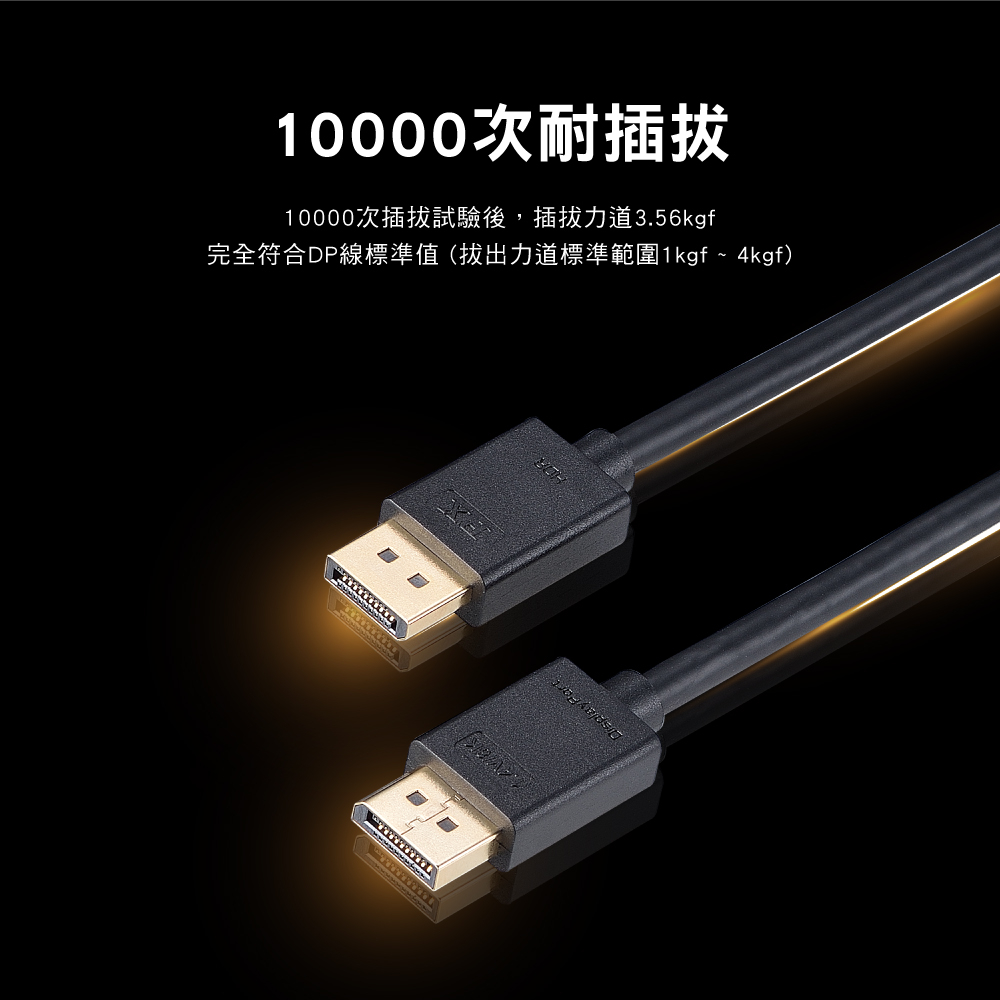 DisplayPort 1.4版8K影音傳輸線