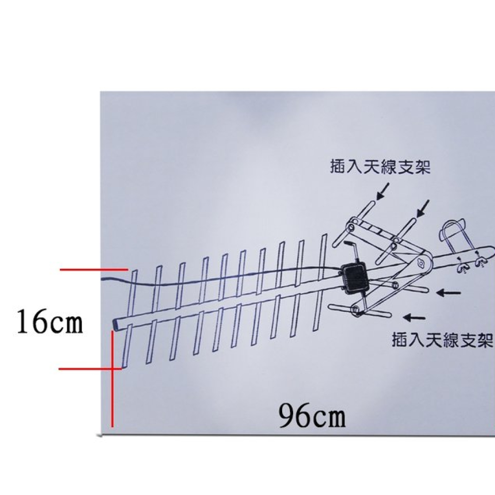 UA-2 數位電視室外型天線